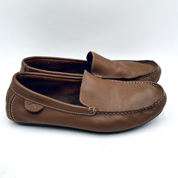 Sperry Top-Sider Wave Driver Men's Tan Leather Casual Loafer Slip On Size 11 - Picture 3 of 10